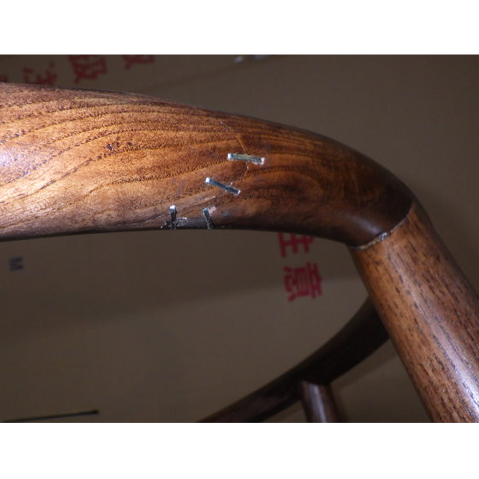 【アウトレット】アームチェアXFT005【送料無料】ウォールナット