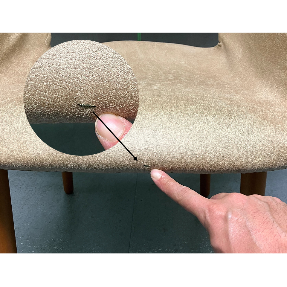 【アウトレット】チェアDC594V【送料無料】ウォールナット/ライトブラウン