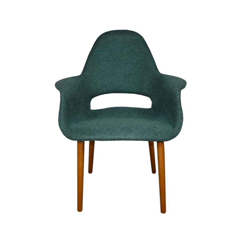 【アウトレット】チェアDC594V【送料無料】ウォールナット/ダークグリーン