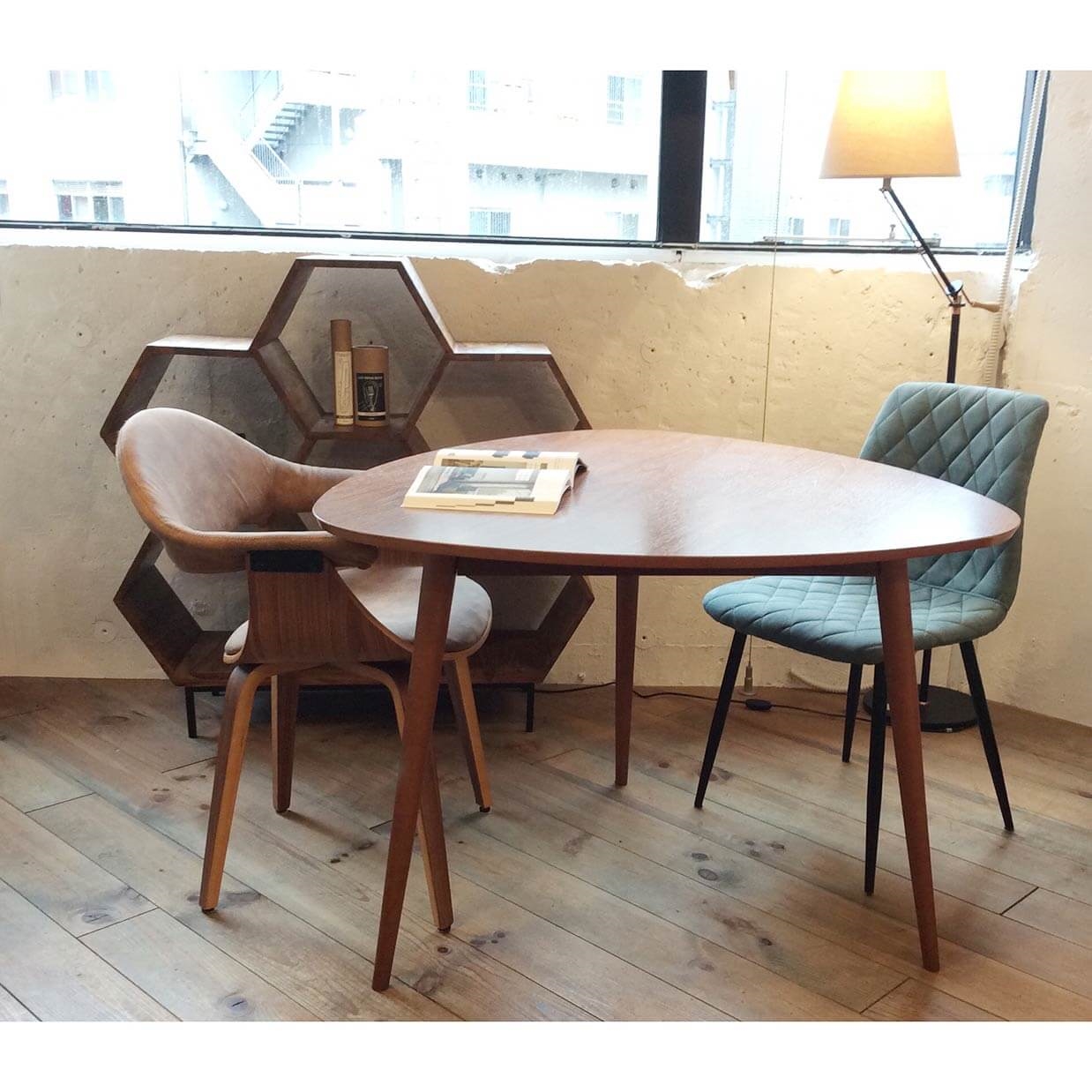 SDM2994チェアダークブラウン