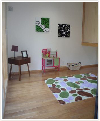 ウォールナットのサイドテーブルBF6164-1