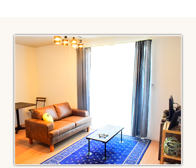 お部屋の主役をビンテージテイストに