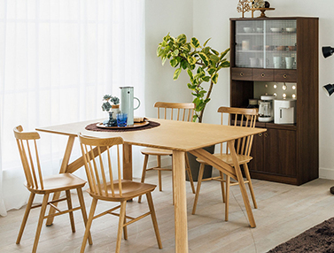 ナチュラルインテリア テーブル&チェア