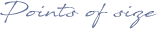 Points of size
