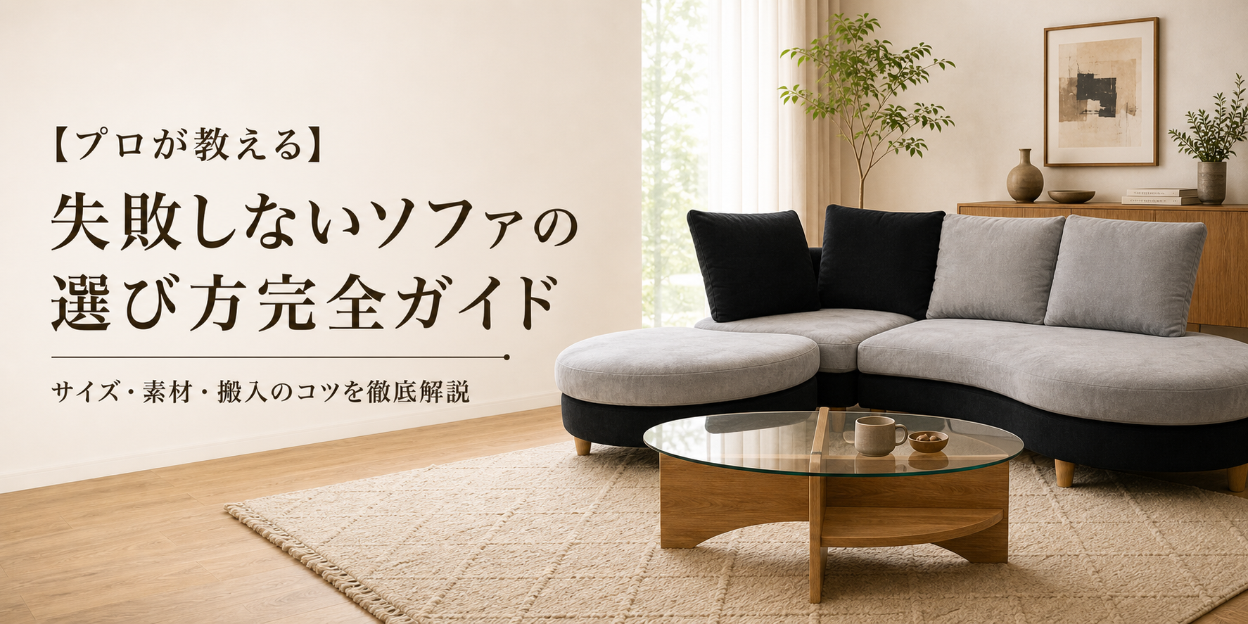失敗しないソファの選び方完全ガイド